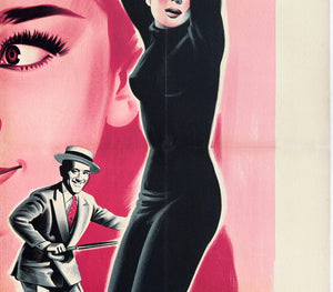 Funny Face 1957 French Grande Film Movie Poster, Boris Grinsson - detail