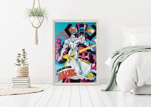 Galactus and the Silver Surfer 1970 Marvel Poster, Jack Kirby