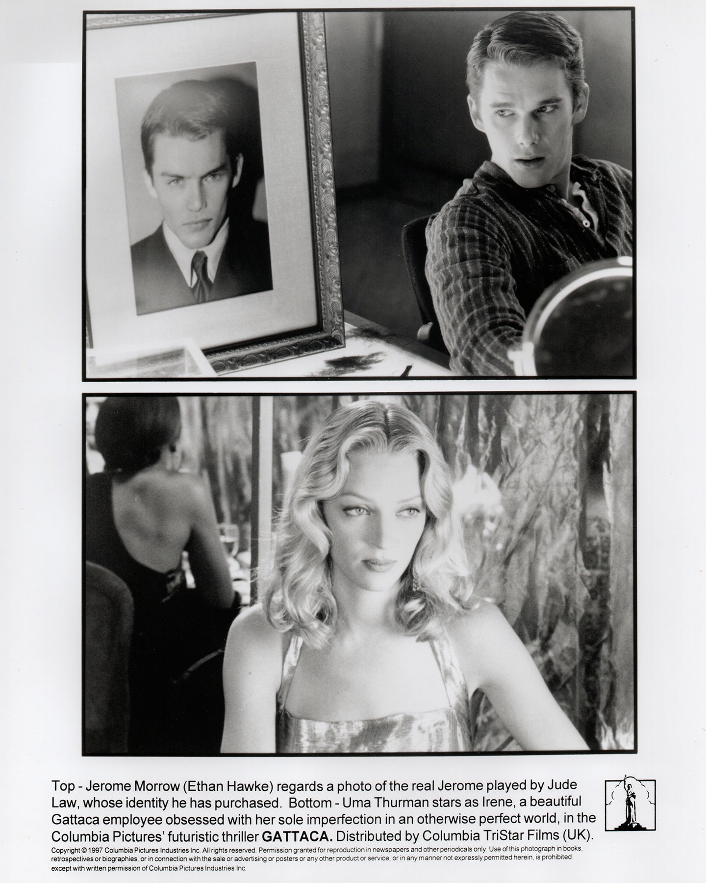Gattaca 1997 Film Movie Press Publicity Still Framed