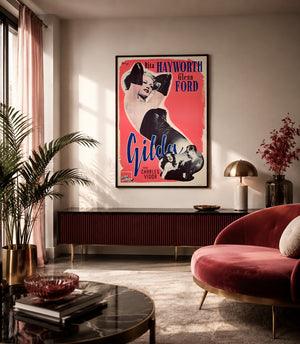 Gilda 1946 Swedish Film Poster Eric Rohman