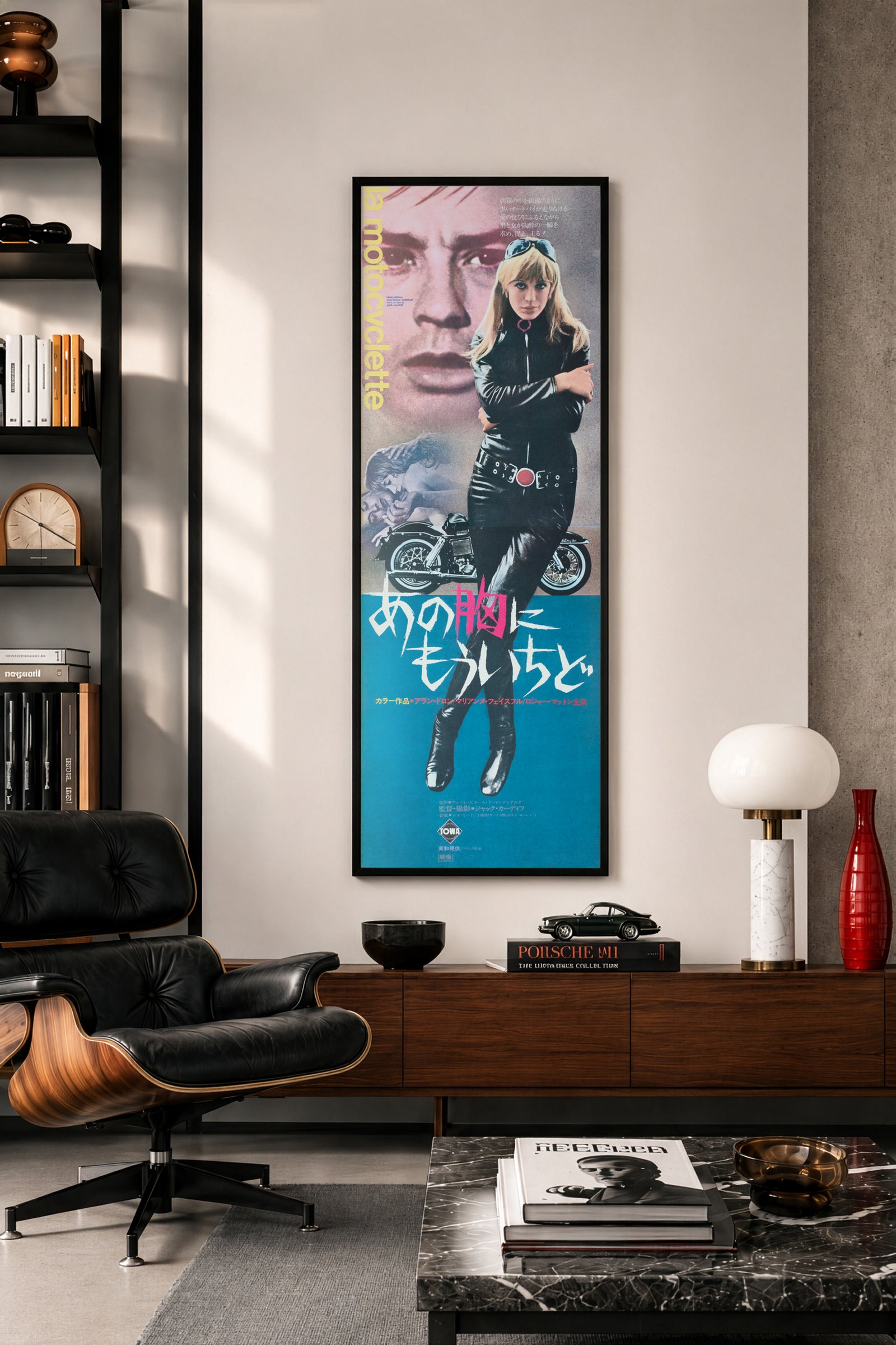 Girl on a Motorcycle 1968 Japanese Tatekan 2 Sheet Film Poster