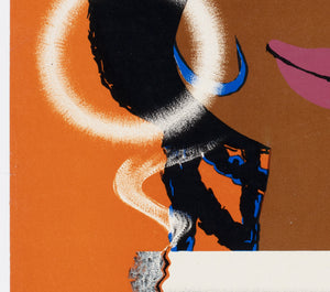 Gitanes c1960 French Cigarette Advertising Poster, Lefor Openo