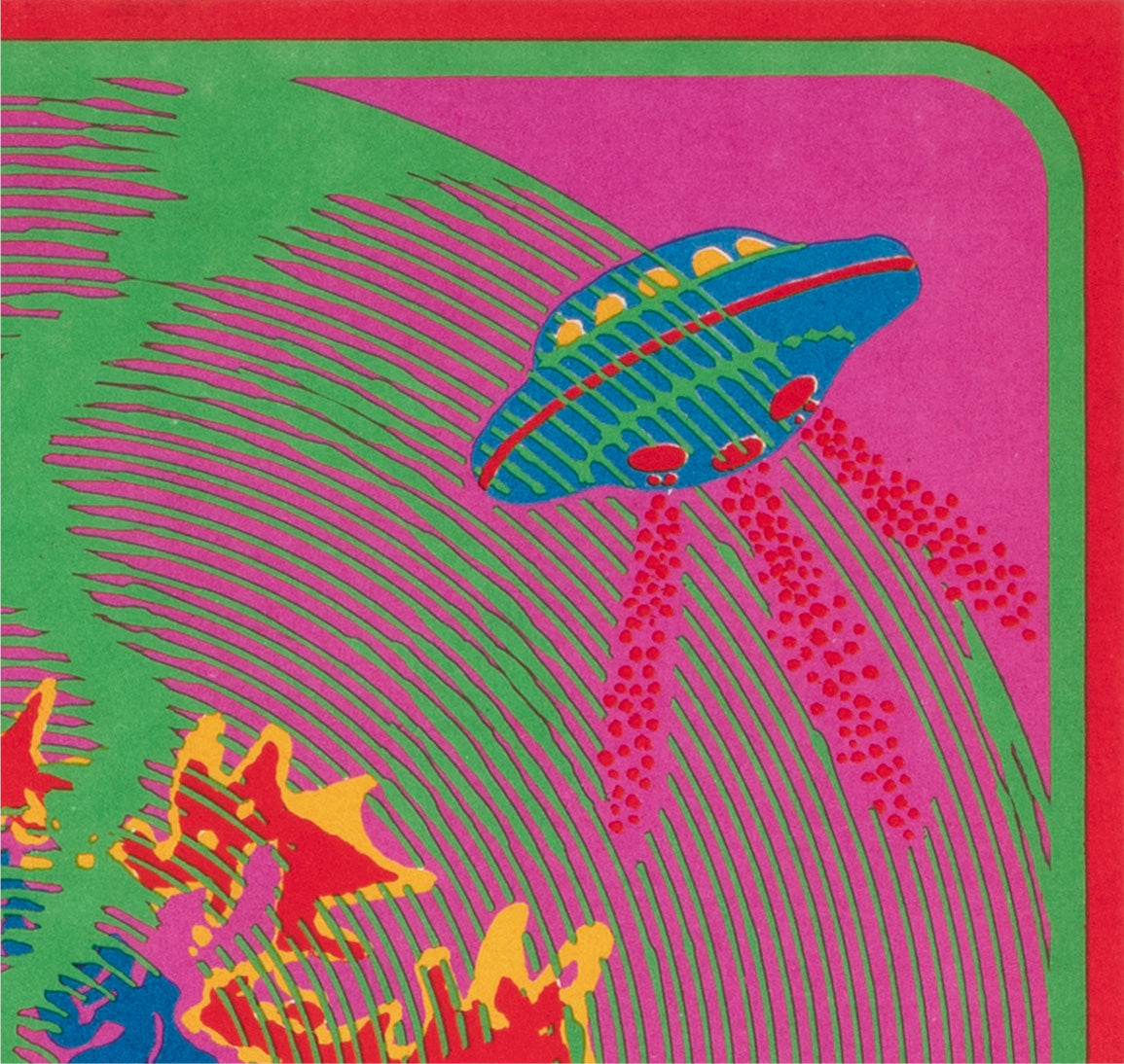 Godzilla vs Monster Zero 1971 Czech A3 Film Movie Poster, Miroslav Nemecek - detail