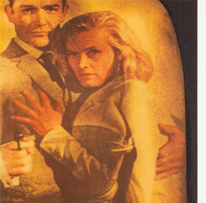 Goldfinger 1964 UK Double Crown Advance Style A Film Poster - detail