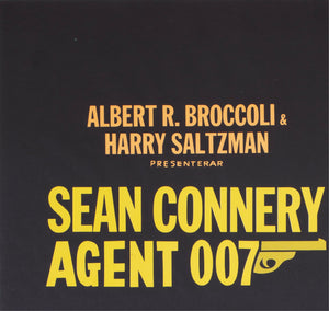 Goldfinger R1967 Swedish 1 Sheet Film Poster Gosta Aberg - detail