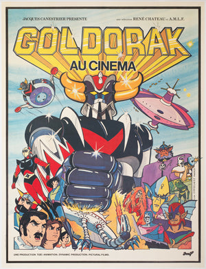 Goldorak 1979 French Grande Film Poster, Covillaut