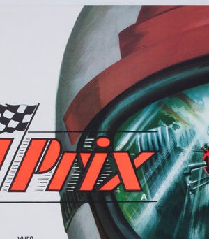 Grand Prix 1968 UK Quad Film Movie Poster