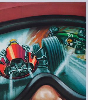 Grand Prix 1968 UK Quad Film Movie Poster