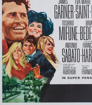 Grand Prix 1968 UK Quad Film Movie Poster