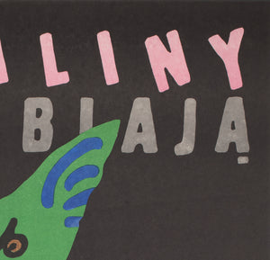 Gremlins Gremliny Rozrabiaja 1985 Polish B1 Film Movie Poster, Jan Mlodozeniec - detail