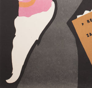 Gremlins Gremliny Rozrabiaja 1985 Polish B1 Film Movie Poster, Jan Mlodozeniec - detail