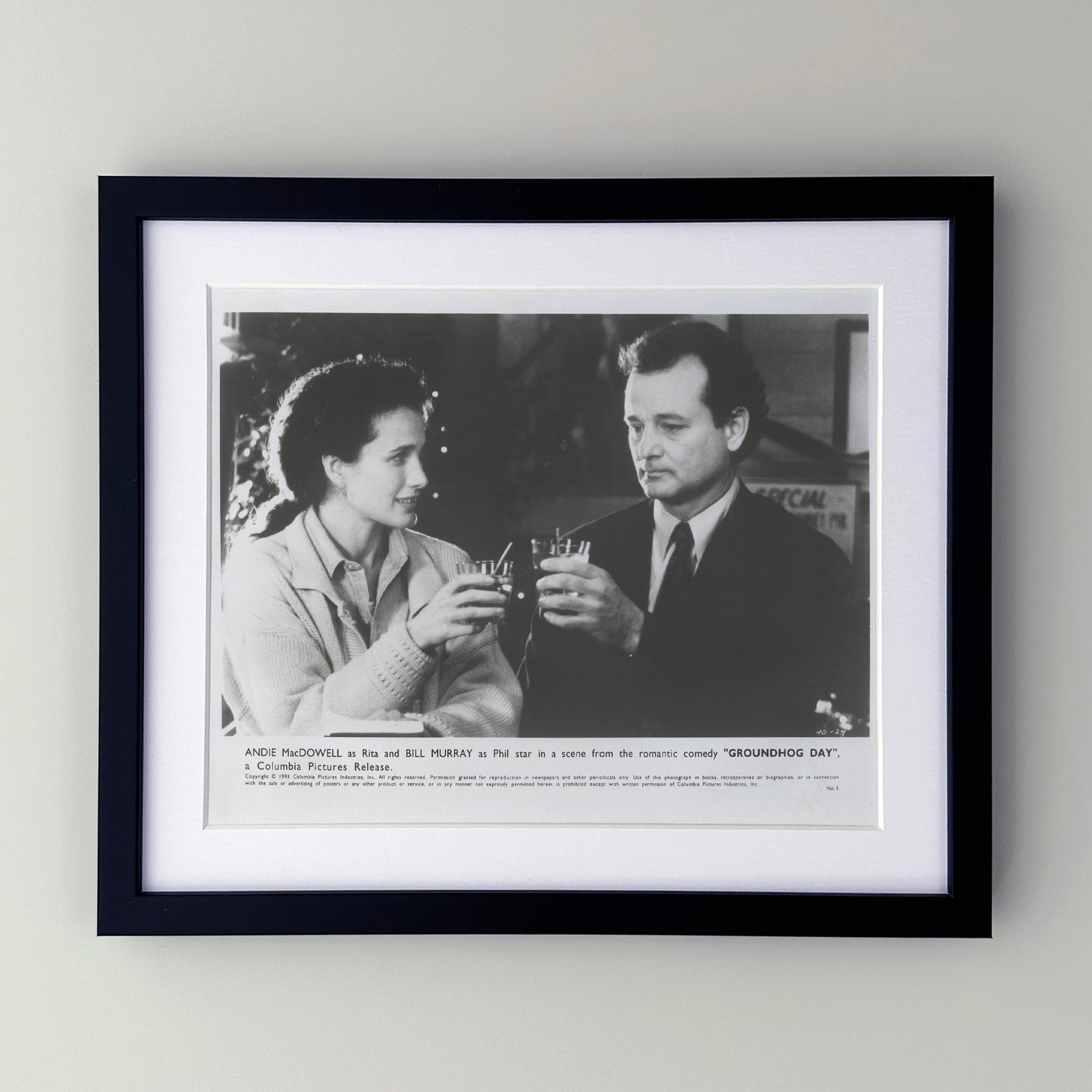 Groundhog Day 1993 Film Movie Press Publicity Still Framed