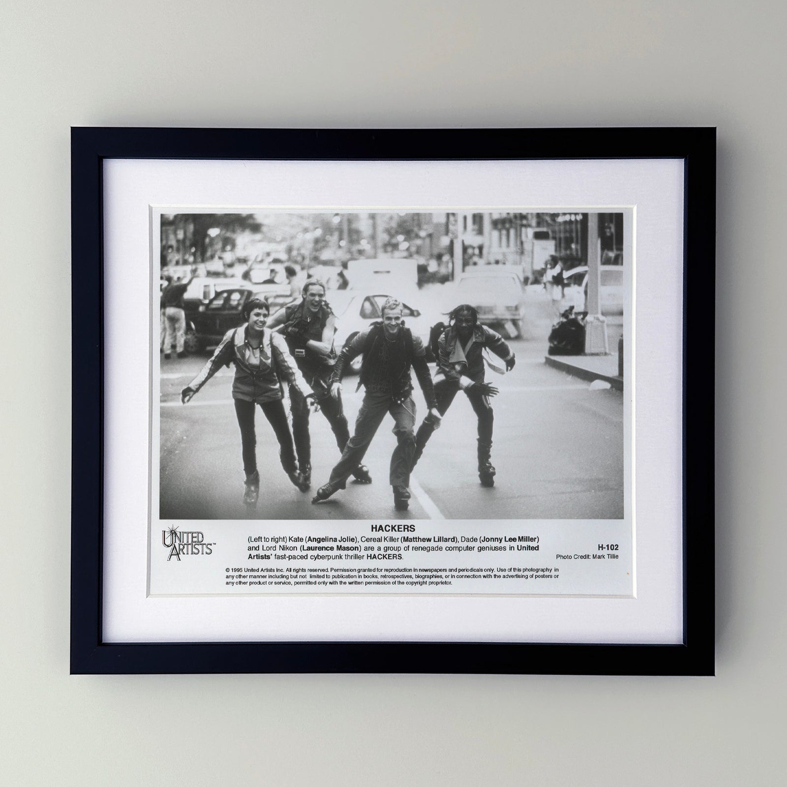 Hackers 1995 Film Movie Press Publicity Still Framed