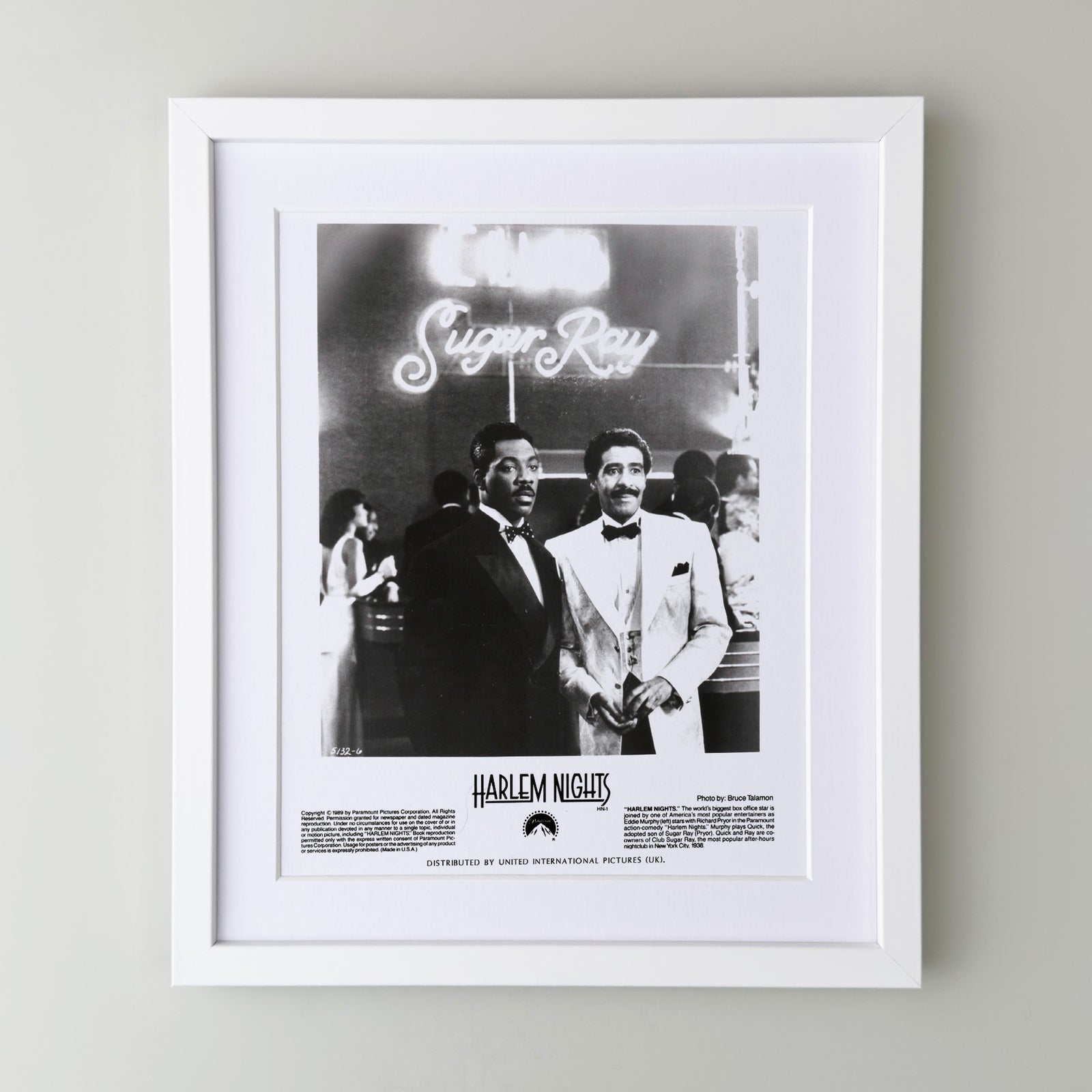 Harlem Nights 1989 Publicity Film Movie Press Still Framed