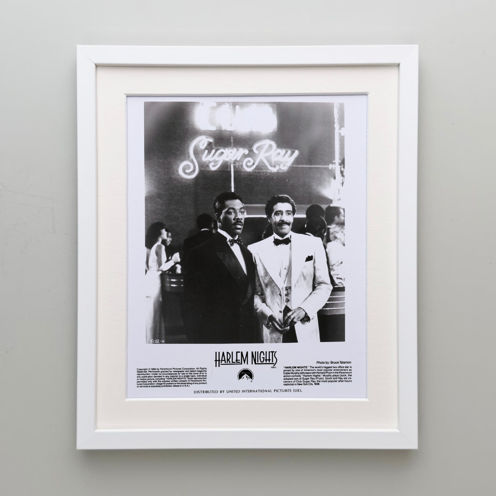 Harlem Nights 1989 Publicity Film Movie Press Still Framed