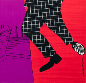 Harold Lloyd's World of Comedy 1962 Swedish Film Poster Göte Näslund - detail