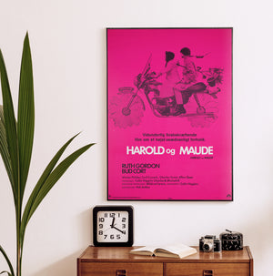 Harold and Maude 1971 Danish A1 Film Movie Poster