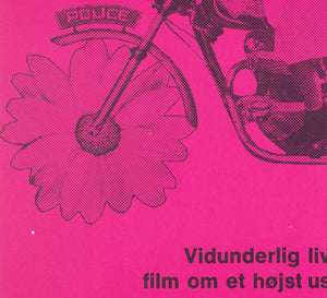 Harold and Maude 1971 Danish A1 Film Movie Poster - detail