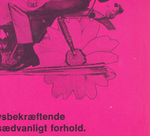 Harold and Maude 1971 Danish A1 Film Movie Poster - detail