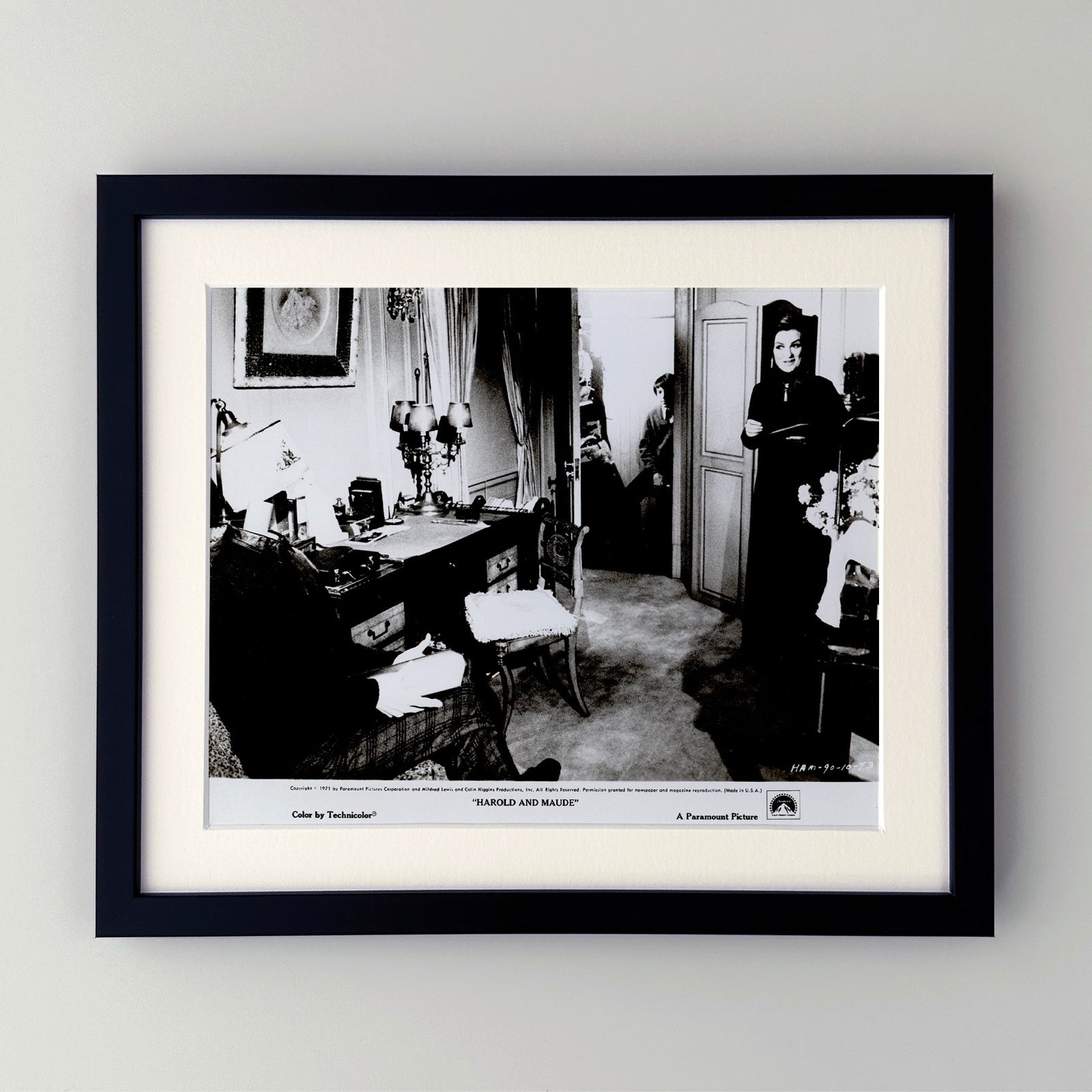 Harold and Maude 1971 Film Movie Press Publicity Still Framed