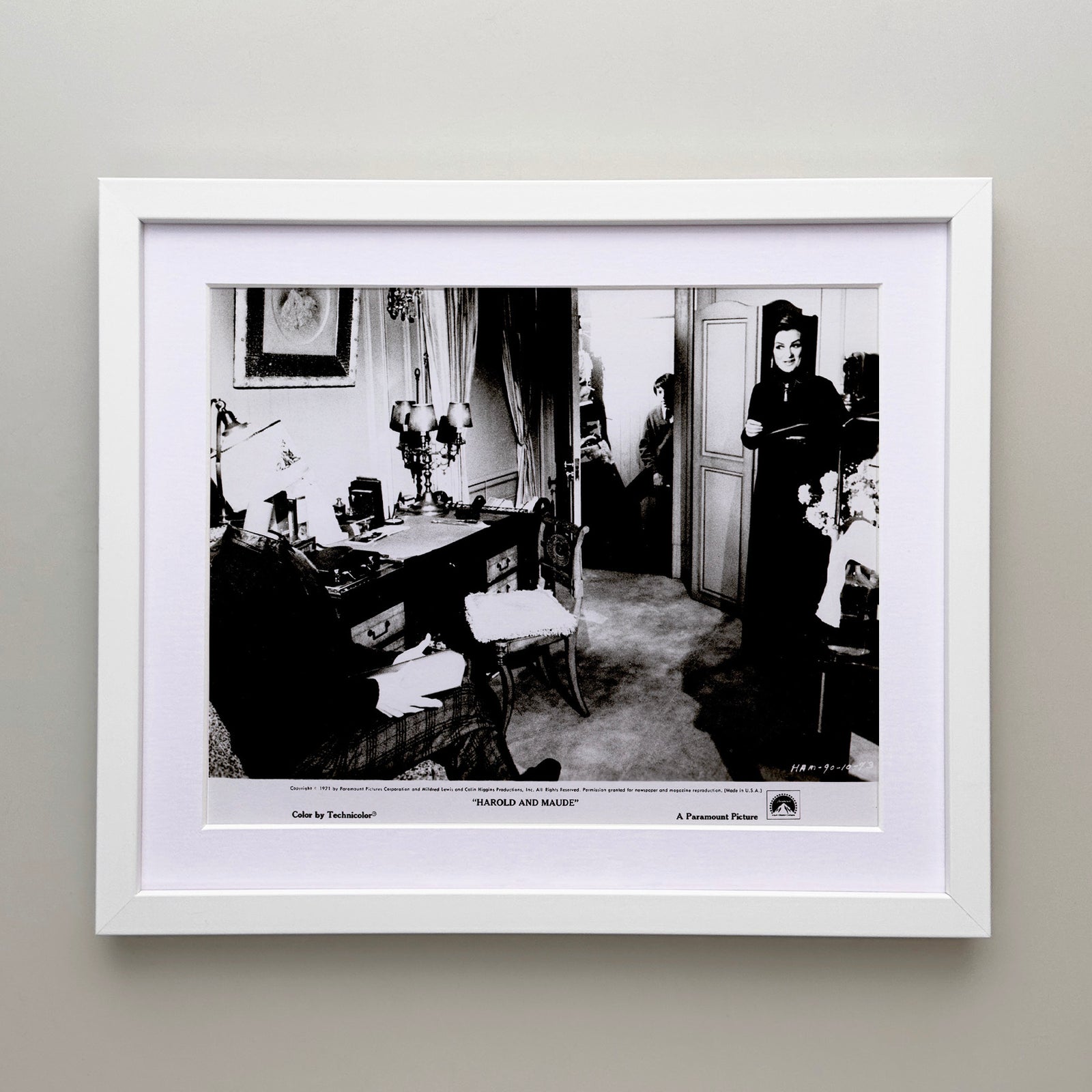 Harold and Maude 1971 Film Movie Press Publicity Still Framed