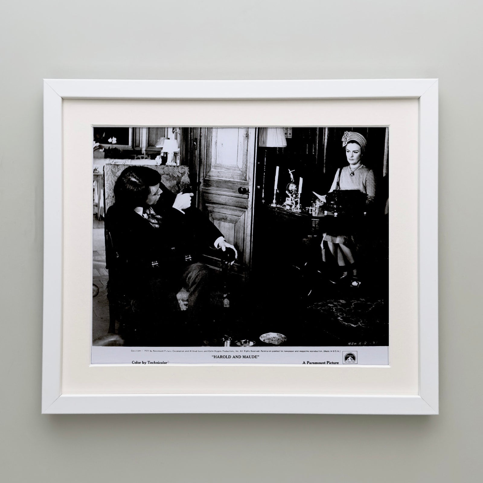 Harold and Maude 1971 Film Movie Press Publicity Still Framed