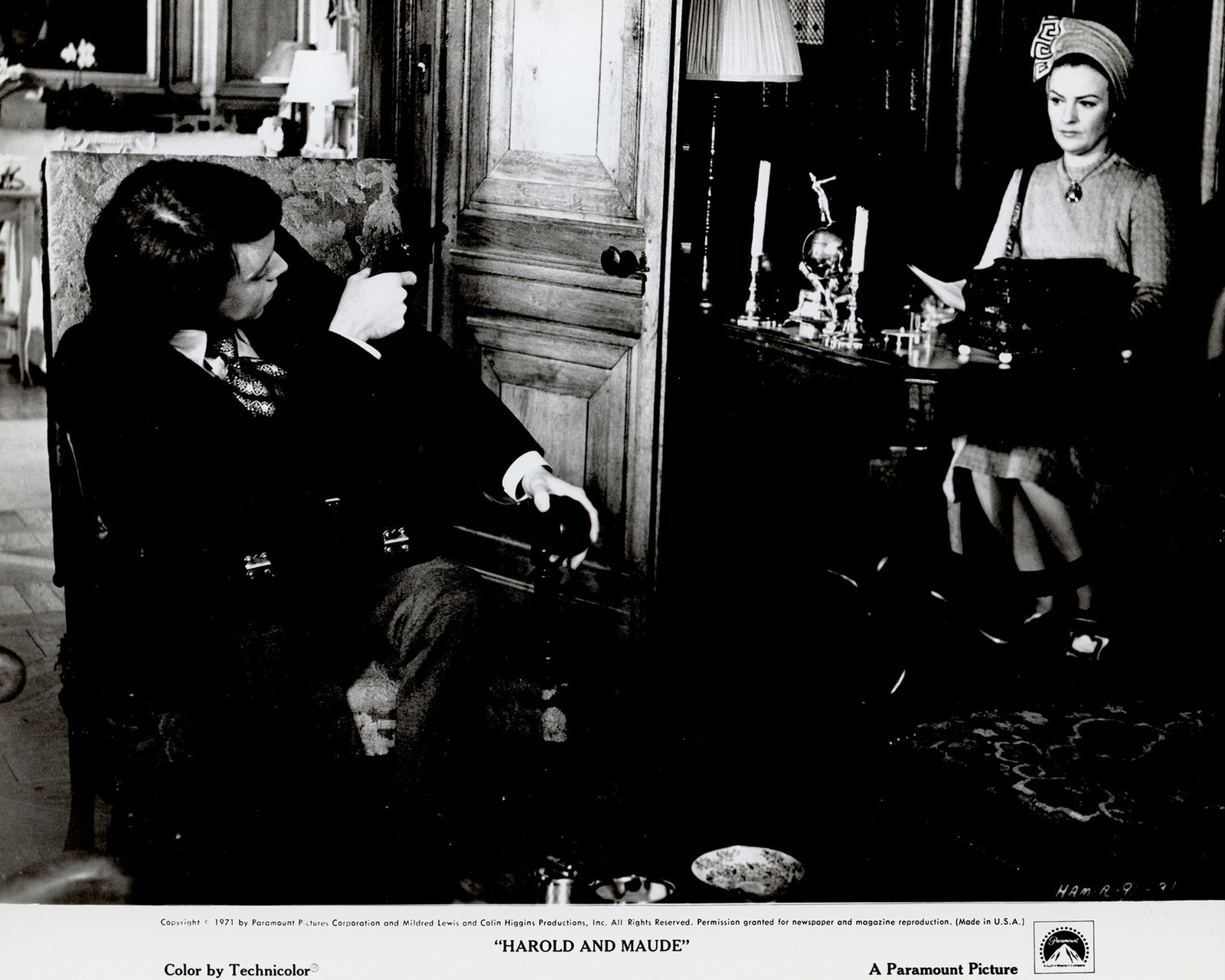 Harold and Maude 1971 Film Movie Press Publicity Still Framed