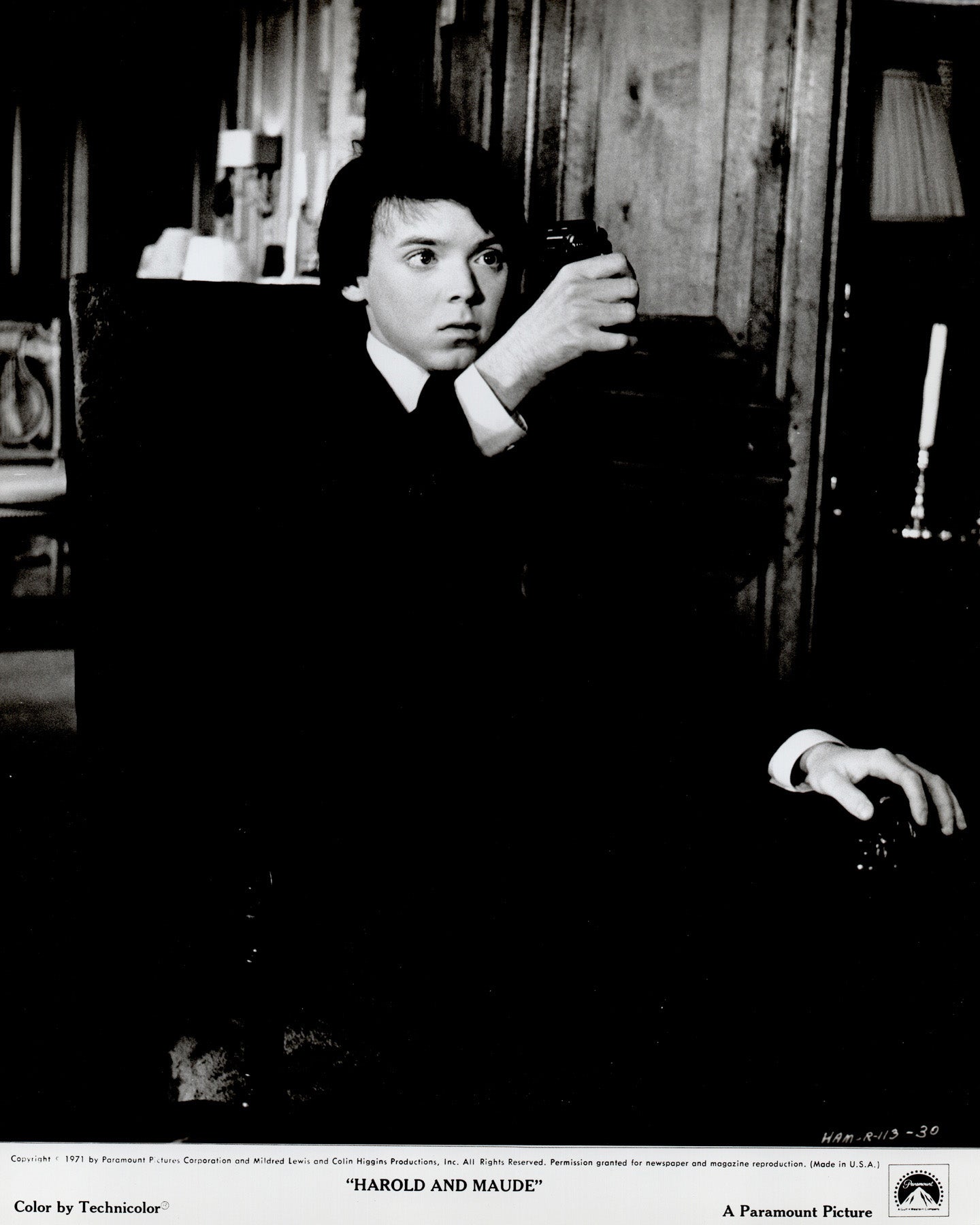 Harold and Maude 1971 Film Movie Press Publicity Still Framed