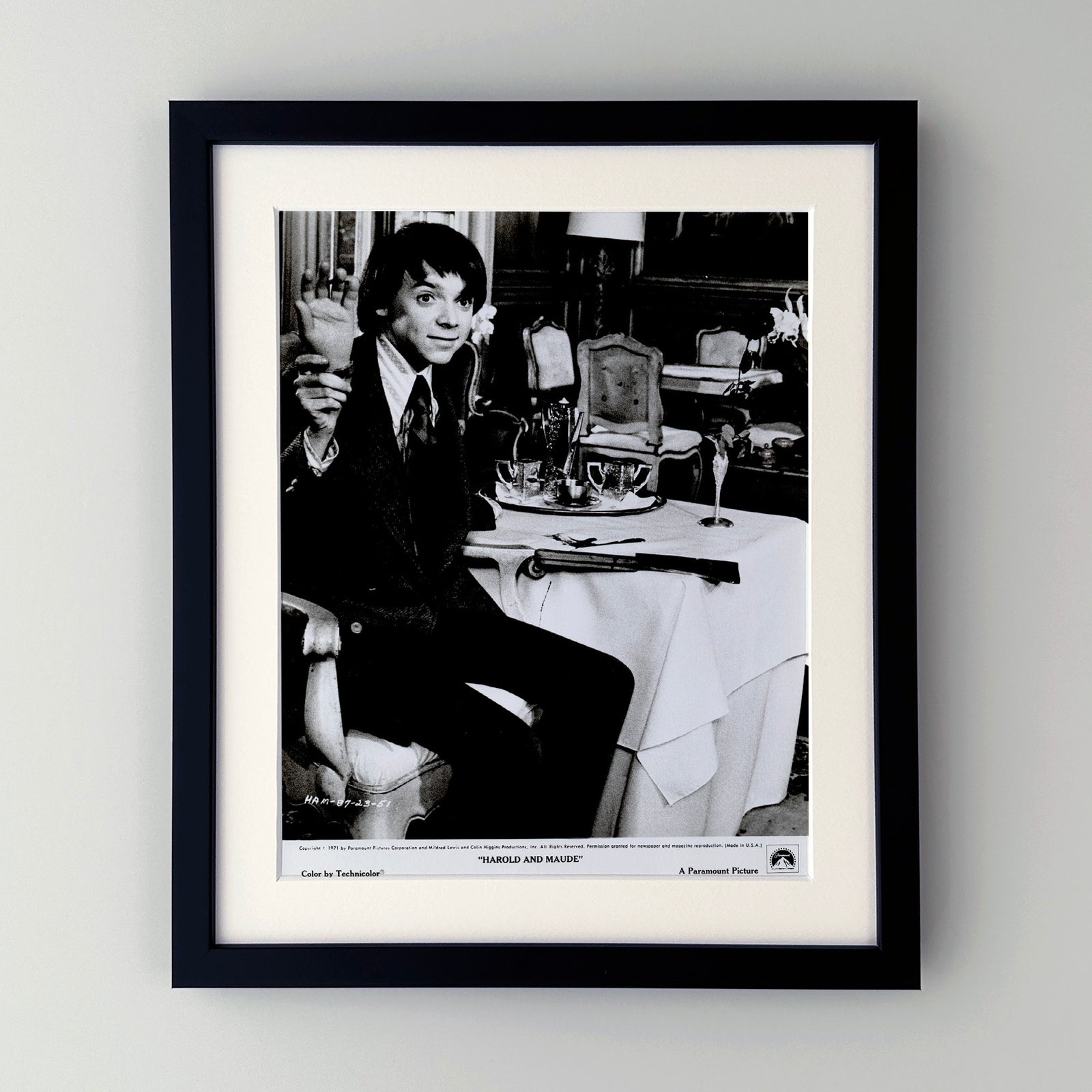 Harold and Maude 1971 Film Movie Press Publicity Still Framed