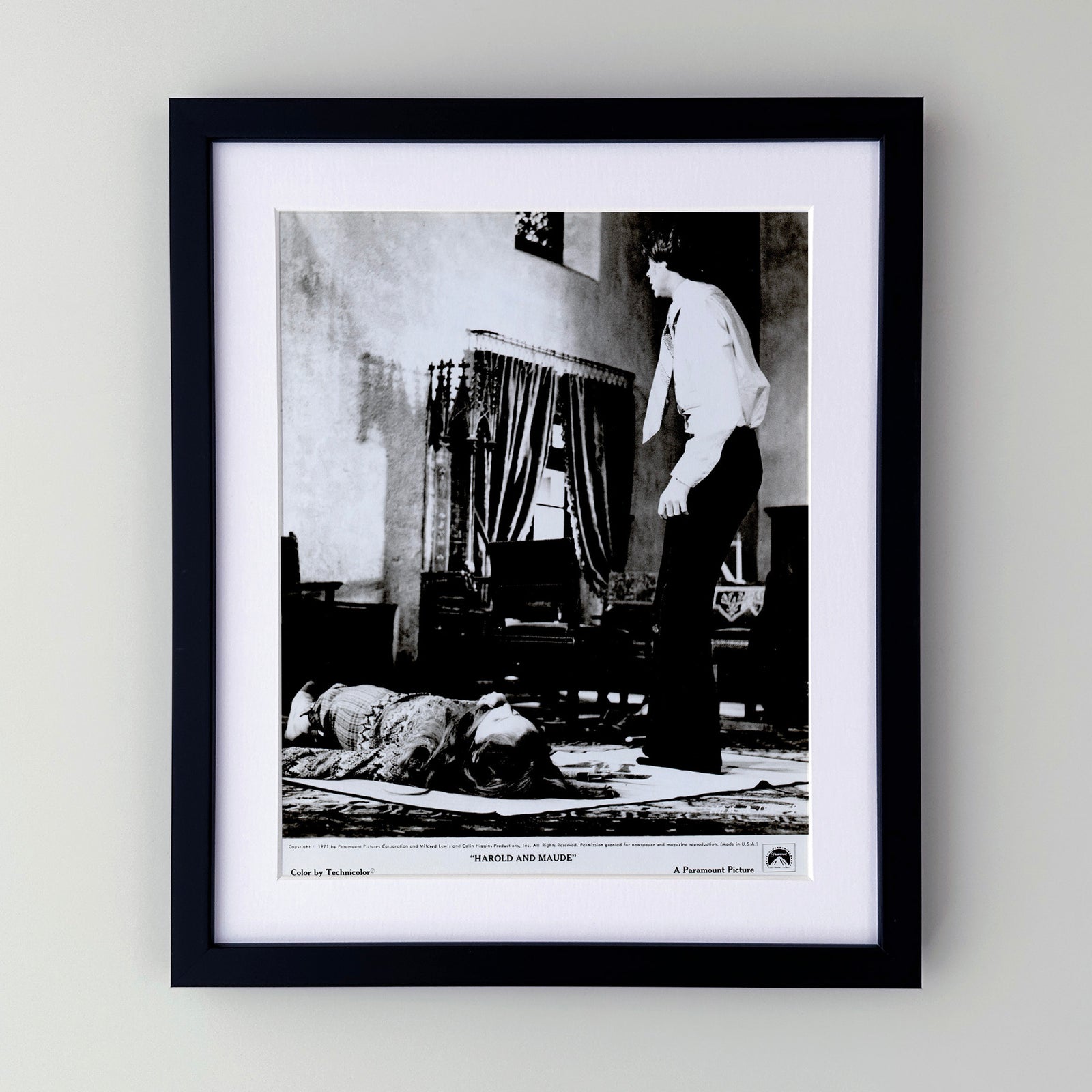 Harold and Maude 1971 Film Movie Press Publicity Still Framed