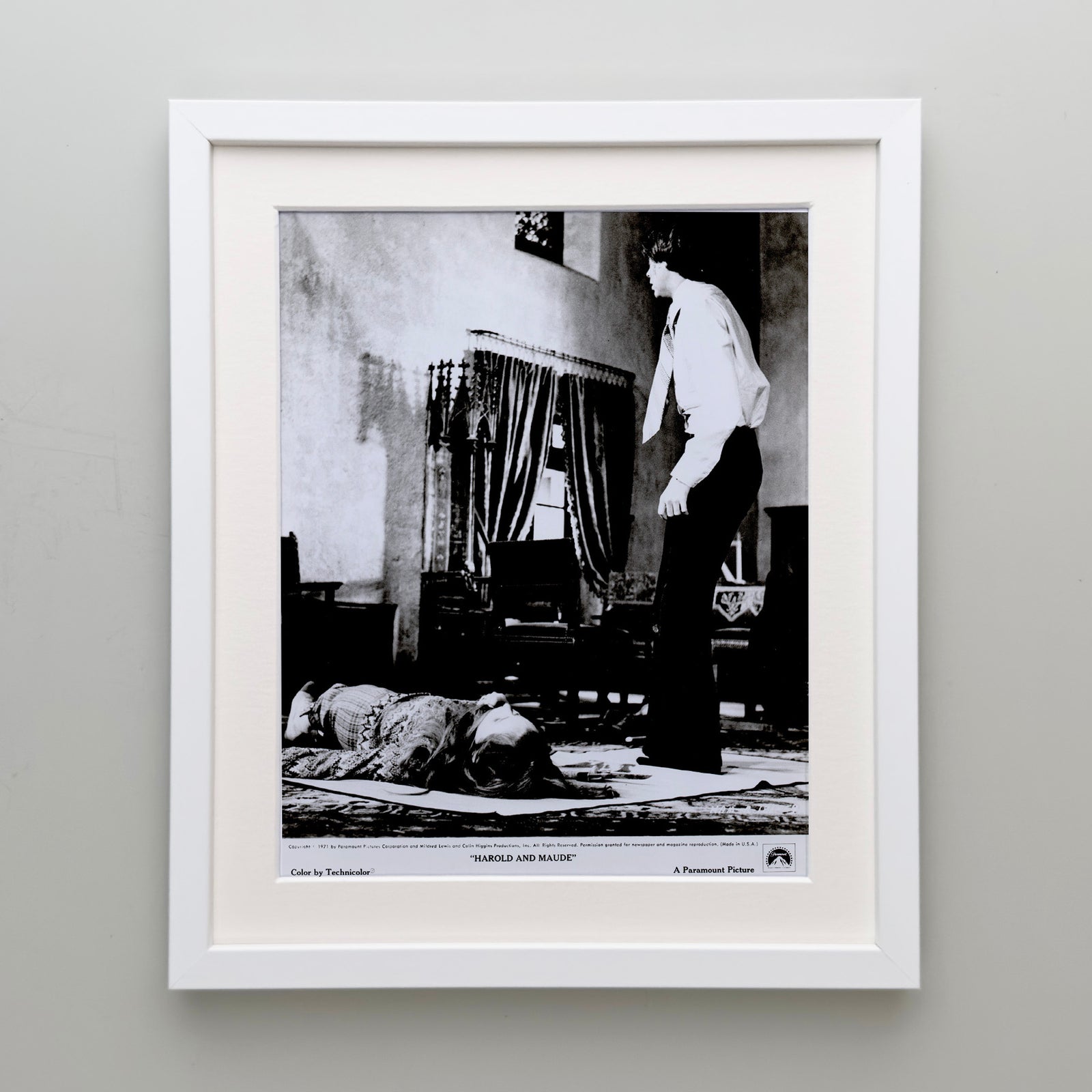 Harold and Maude 1971 Film Movie Press Publicity Still Framed