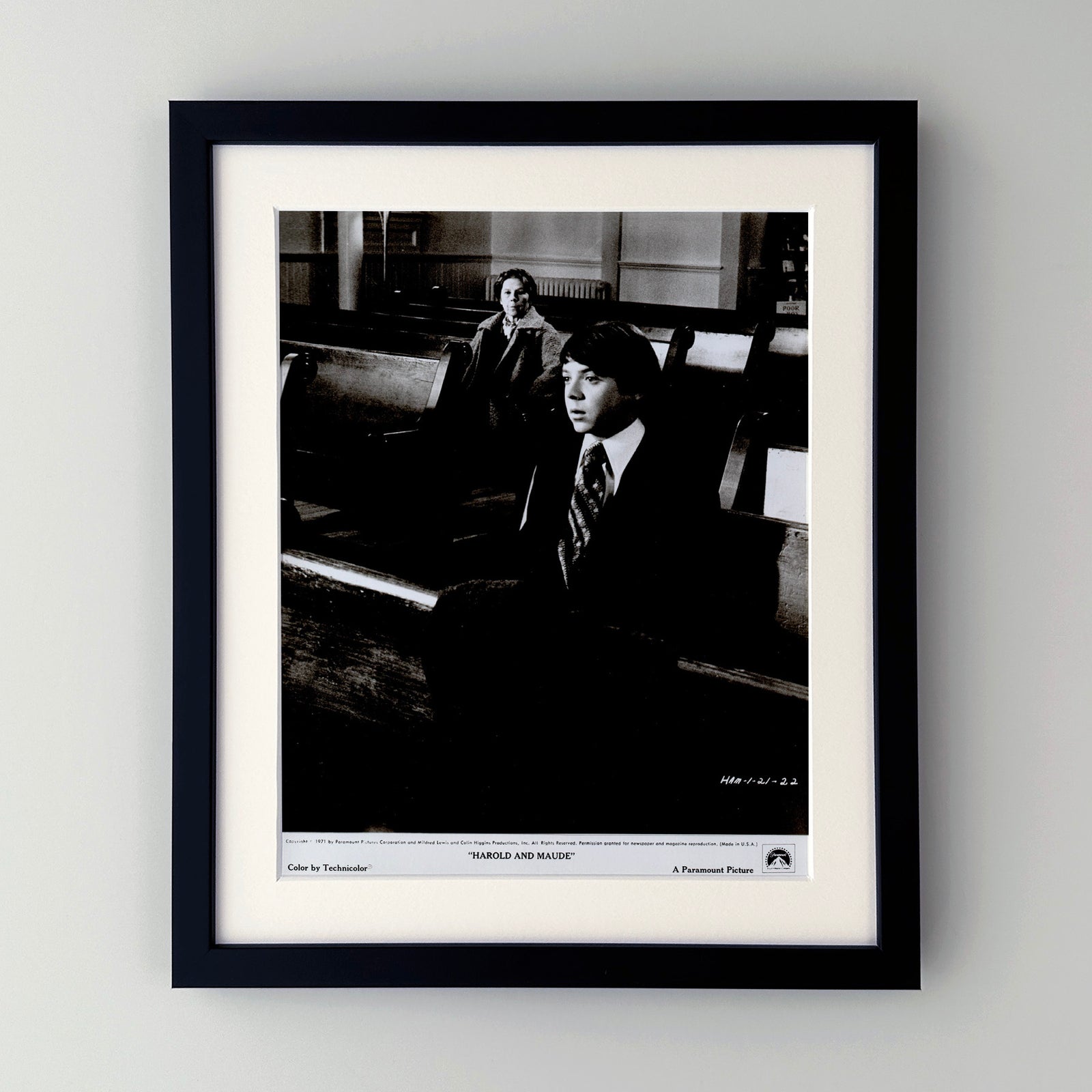 Harold and Maude 1971 Film Movie Press Publicity Still Framed