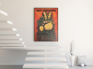 Harry and the Hendersons 1988 Polish B1 Film Movie Poster, Jakub Erol