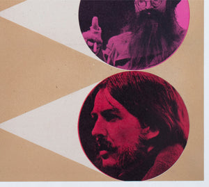 Help! 1965 Danish 1 Sheet Film Movie Poster, The Beatles