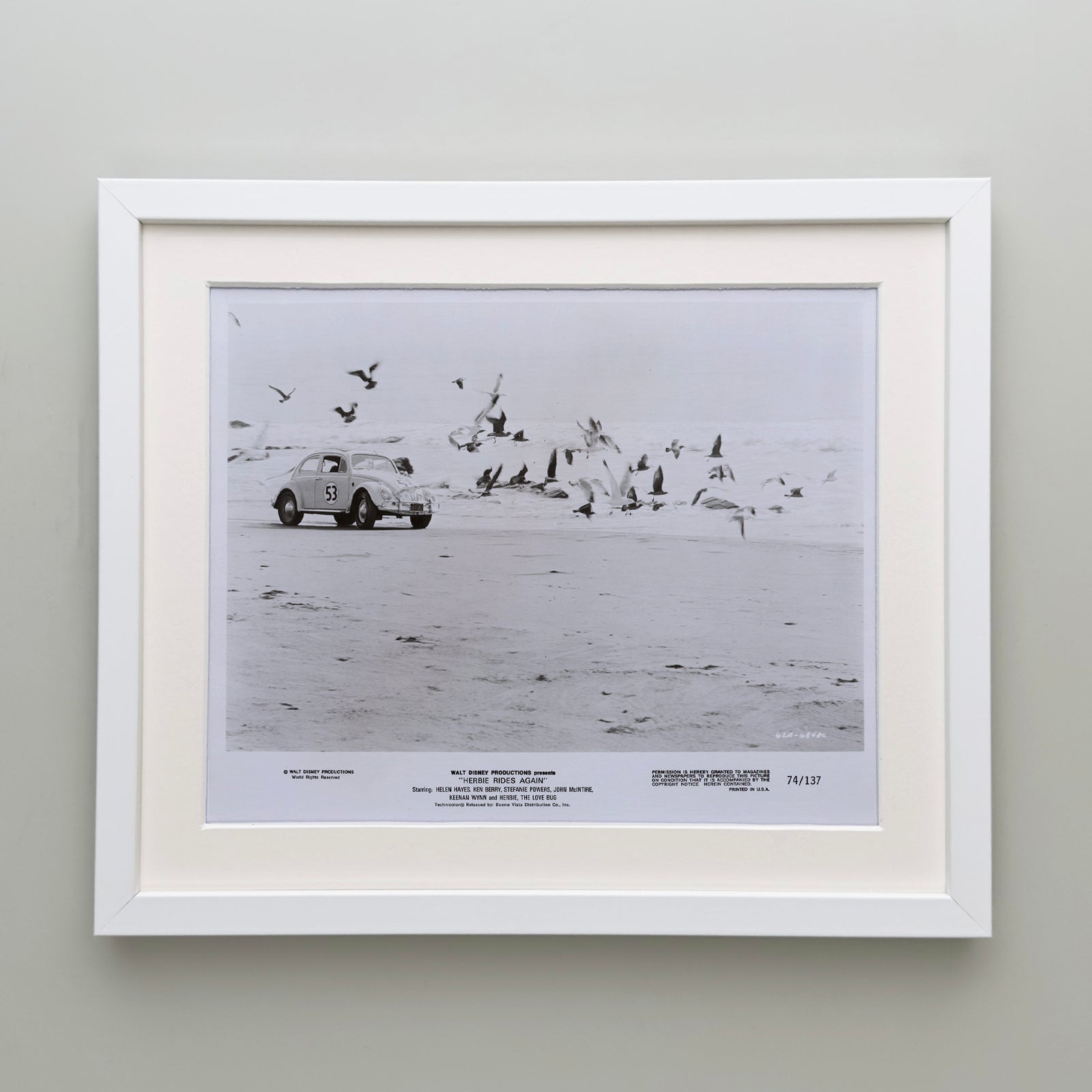 Herbie Rides Again (1974) Film Movie Press Publicity Still Framed