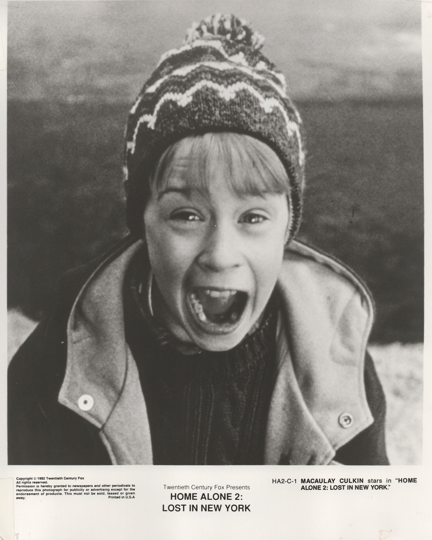 Home Alone 2 (1992) Film Movie Press Publicity Still Framed