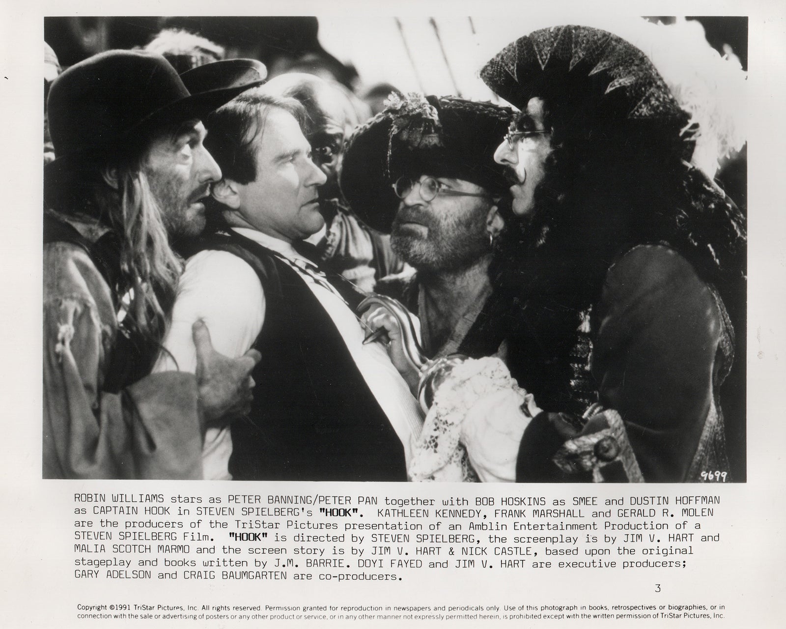 Hook 1991 Film Movie Press Publicity Still Framed