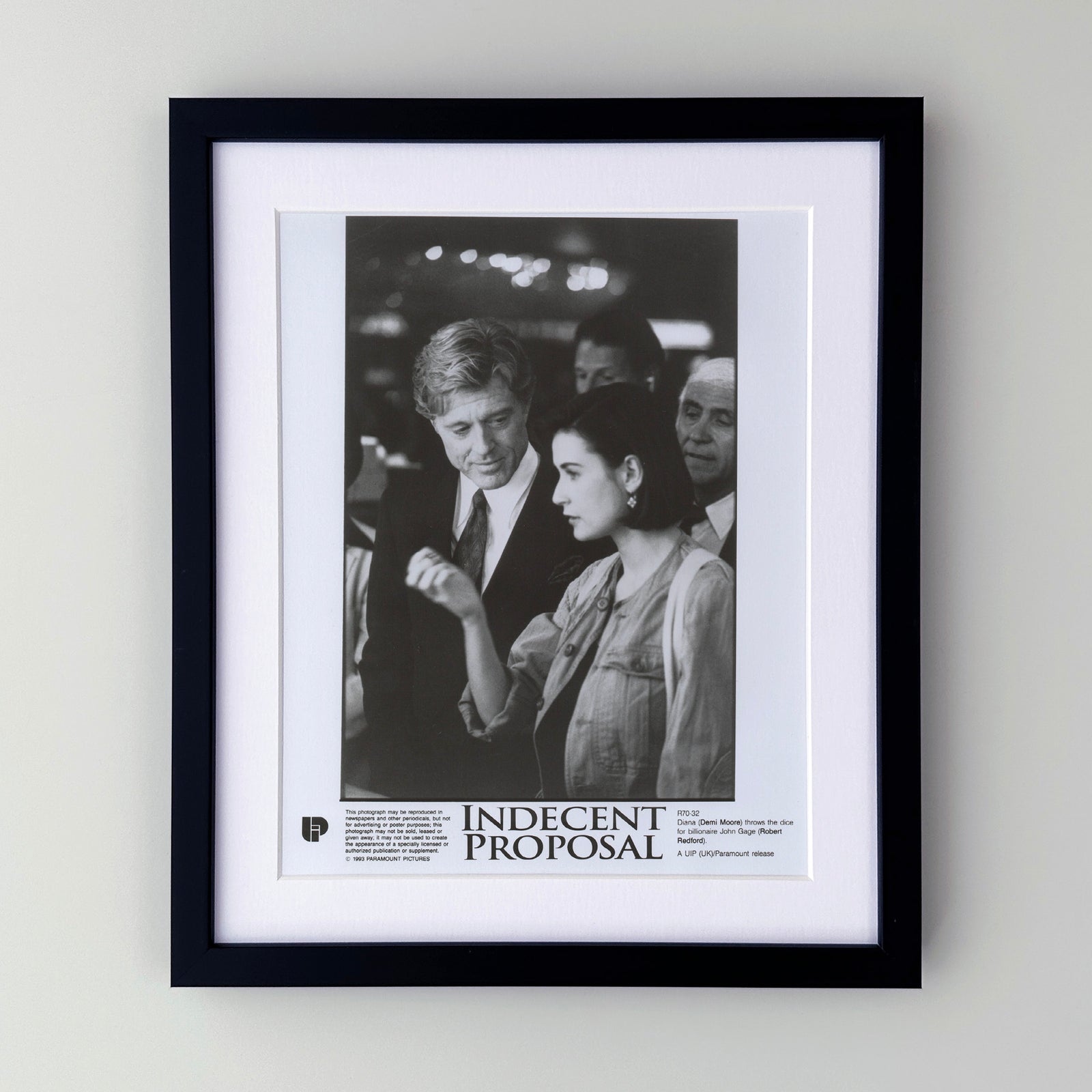Indecent Proposal 1993 Film Movie Press Publicity Still Framed