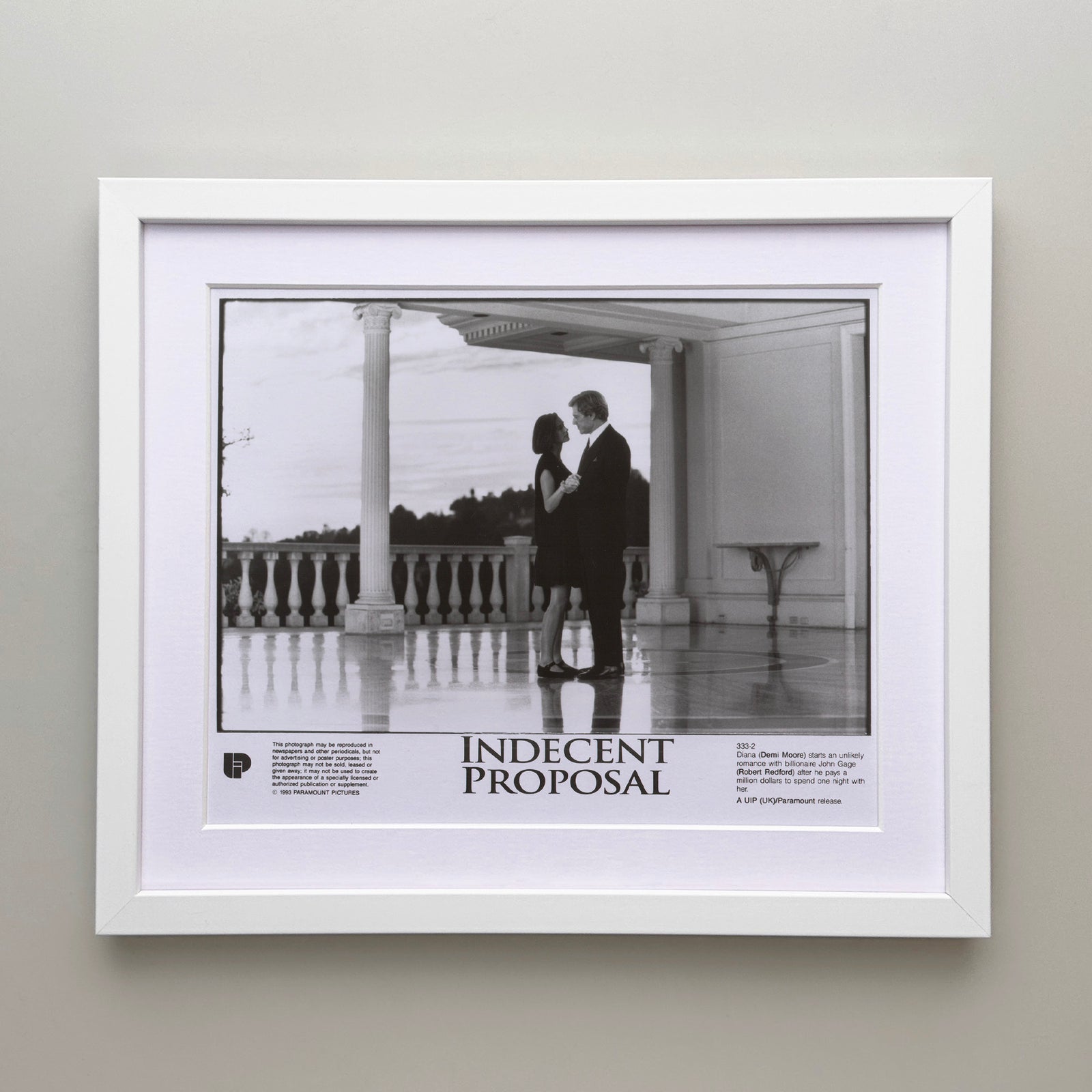 Indecent Proposal 1993 Film Movie Press Publicity Still Framed