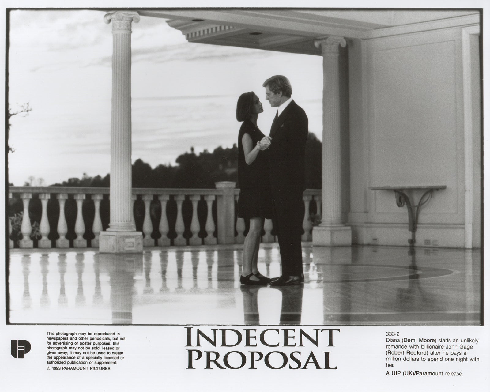 Indecent Proposal 1993 Film Movie Press Publicity Still Framed