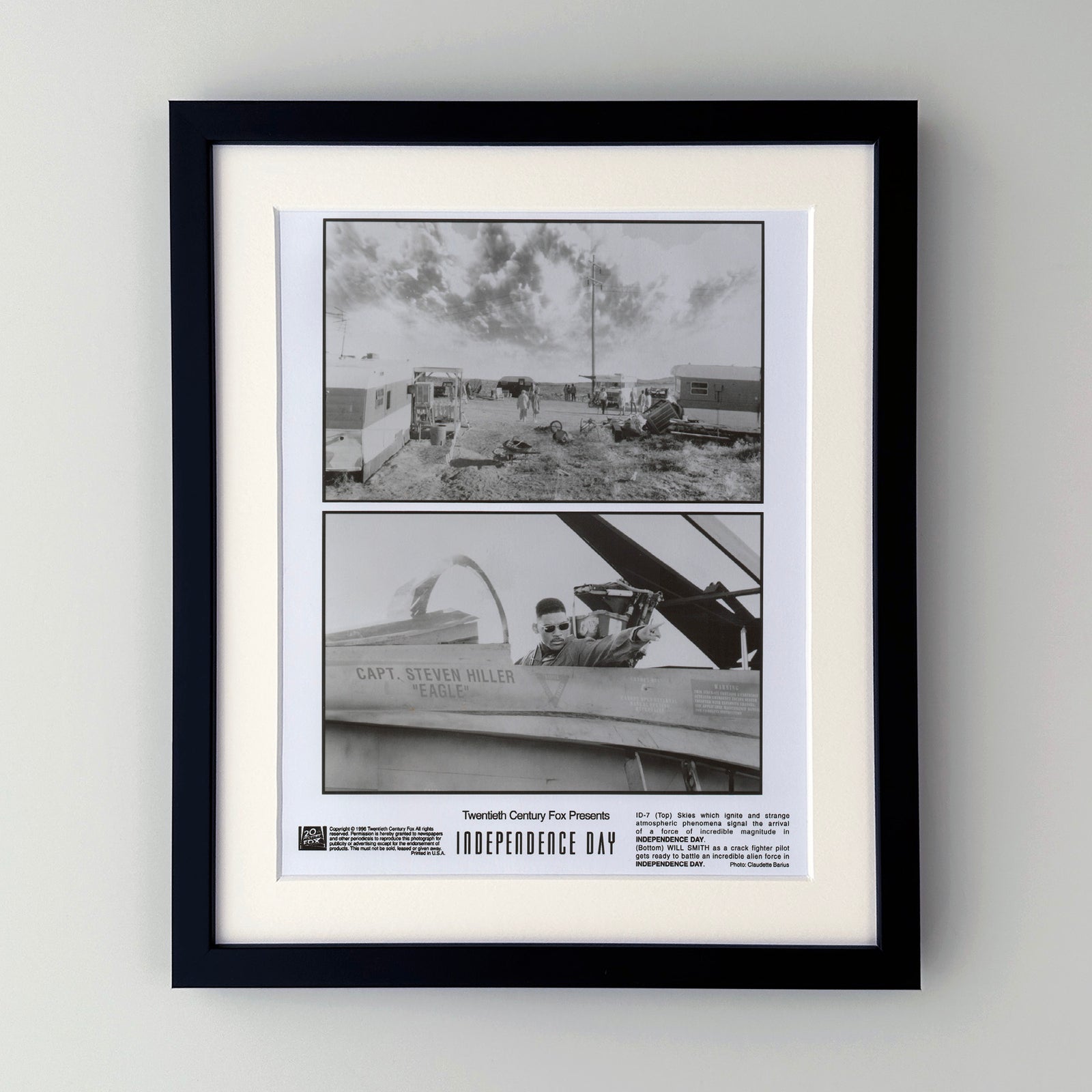 Independence Day 1996 Film Movie Press Publicity Still Framed
