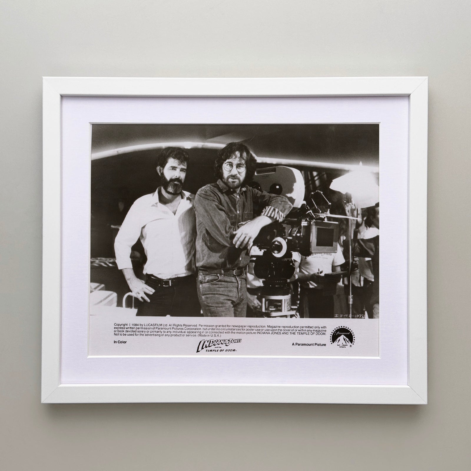 Indiana Jones and the Temple of Doom (1984) Film Movie Press Publicity Still Framed