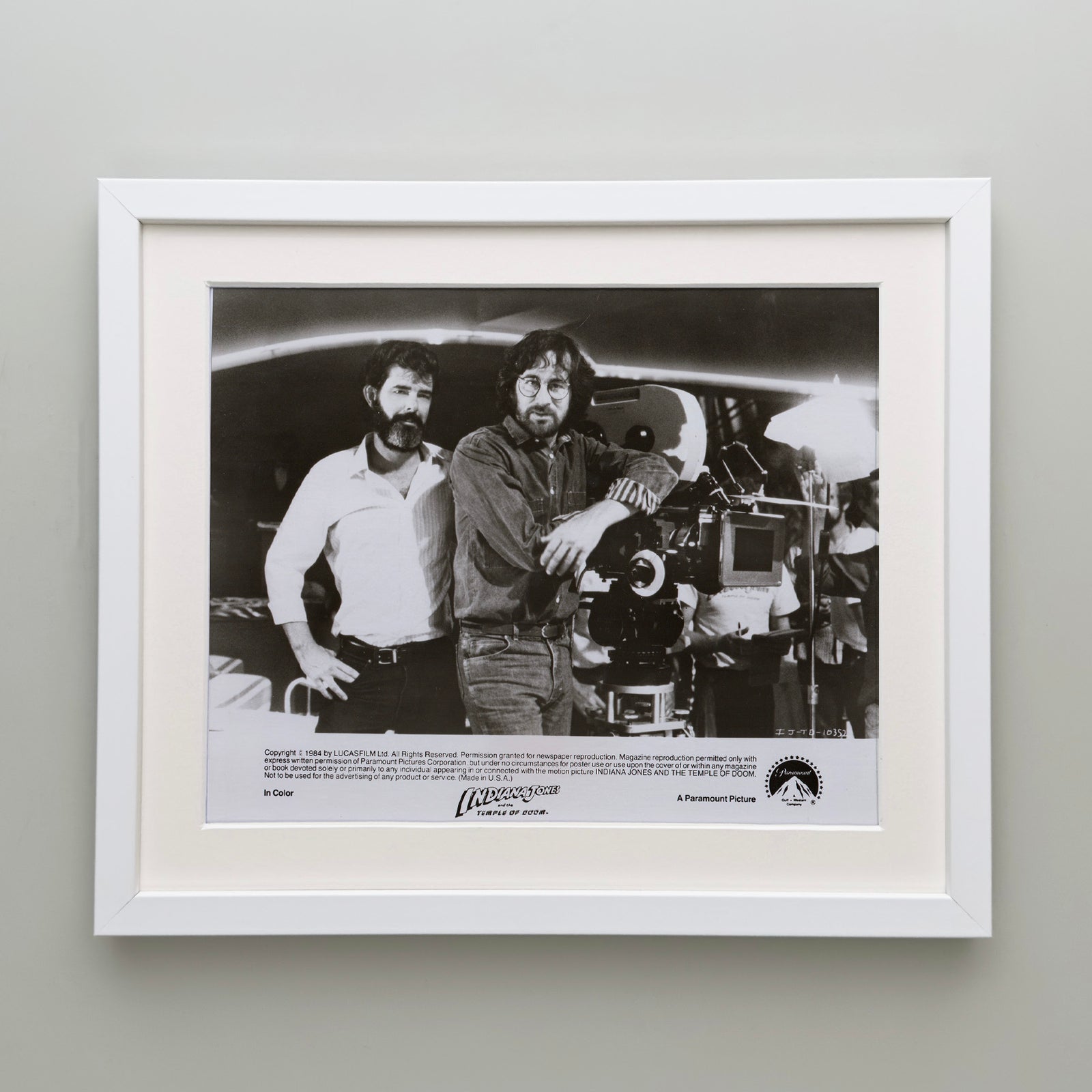 Indiana Jones and the Temple of Doom (1984) Film Movie Press Publicity Still Framed