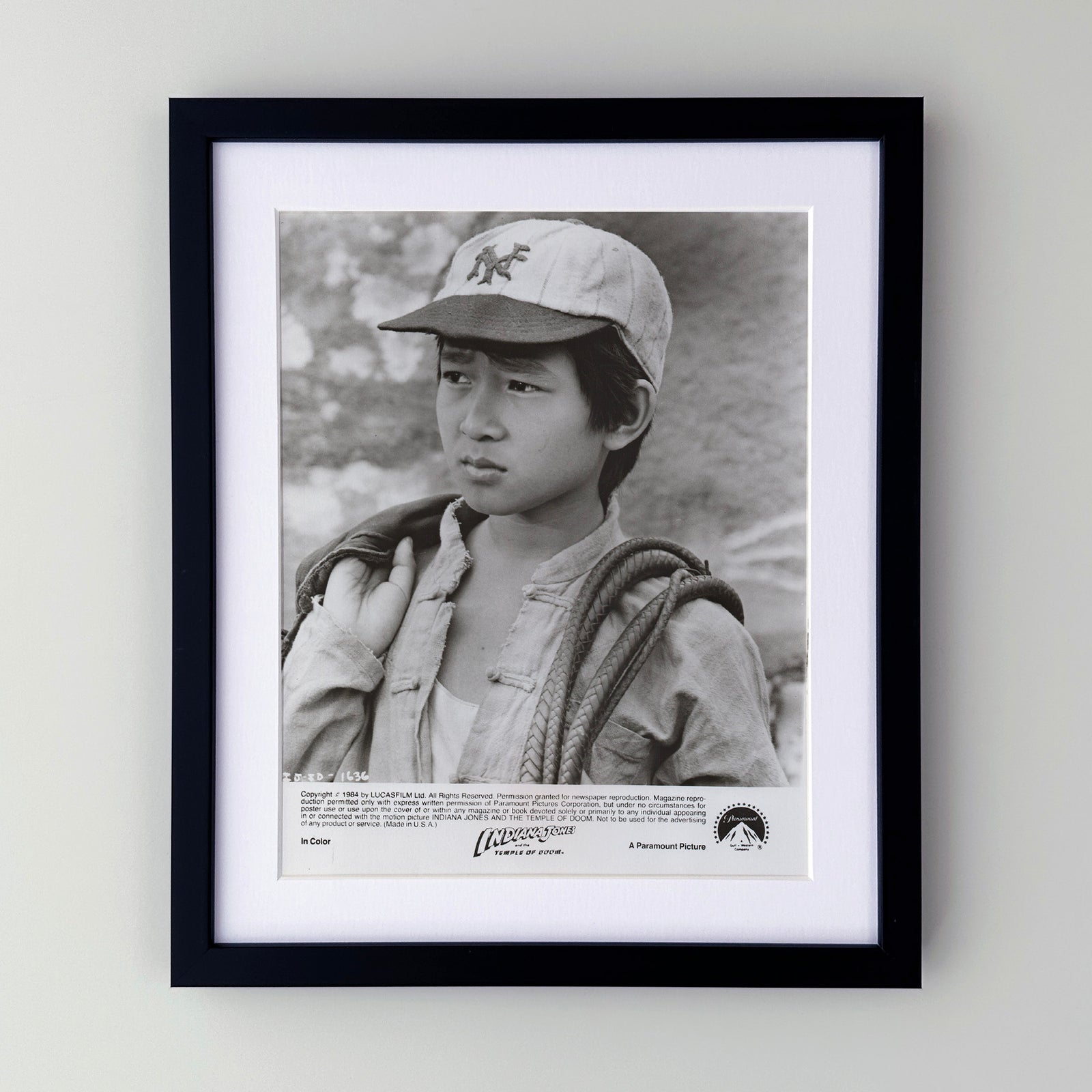 Indiana Jones and the Temple of Doom (1984) Film Movie Press Publicity Still Framed