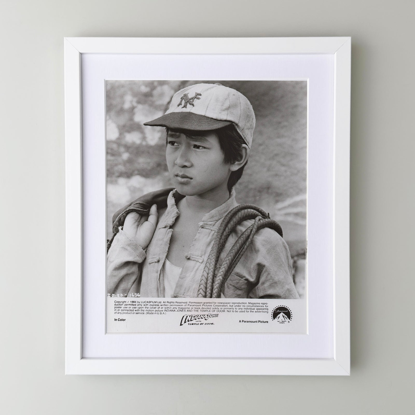 Indiana Jones and the Temple of Doom (1984) Film Movie Press Publicity Still Framed