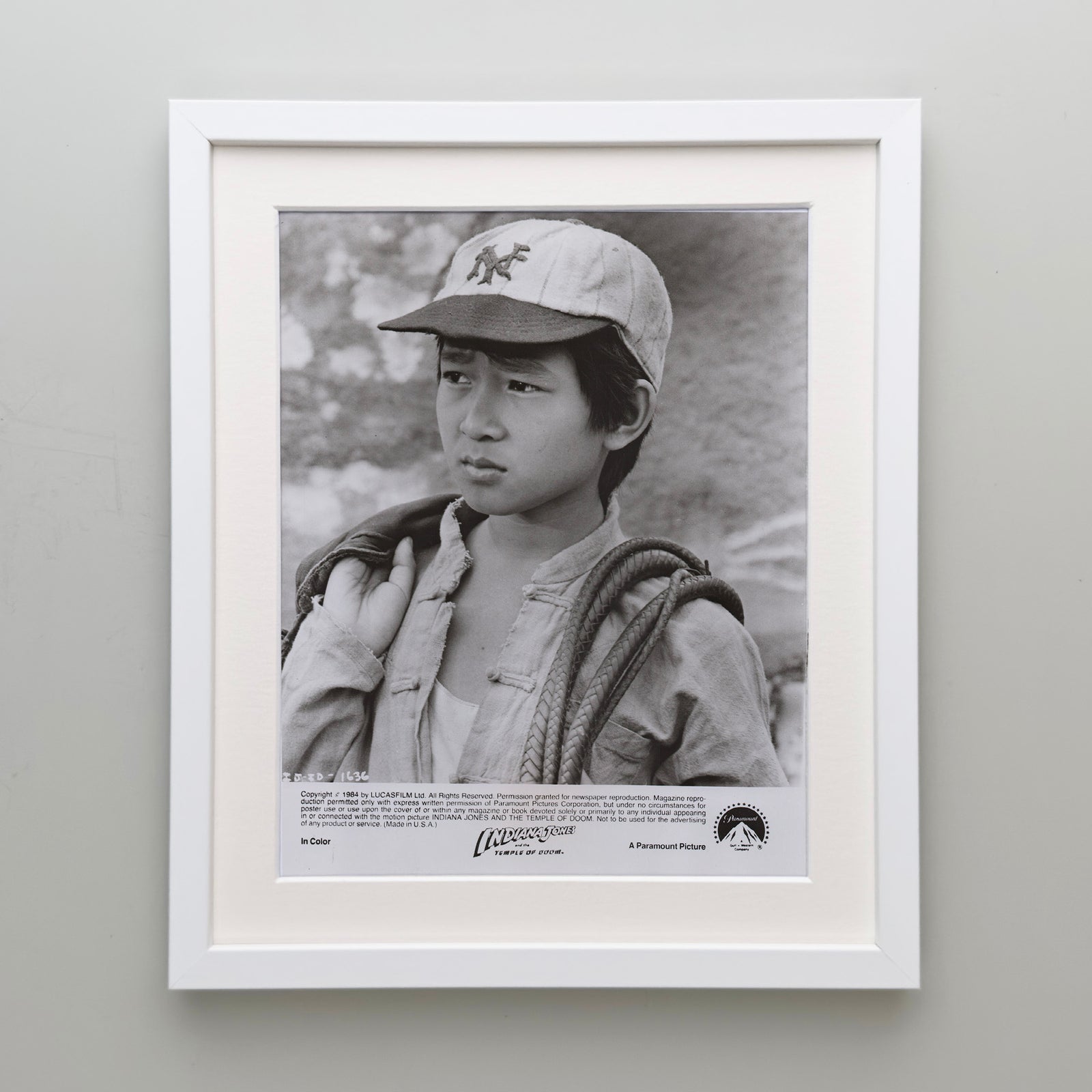 Indiana Jones and the Temple of Doom (1984) Film Movie Press Publicity Still Framed