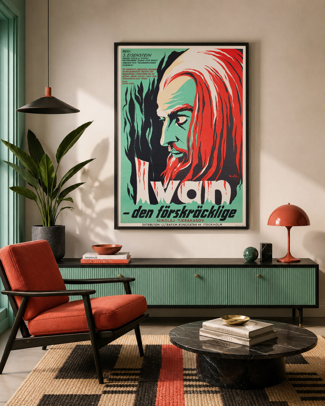 Ivan the Terrible 1945 Swedish Film Poster Nils Levin