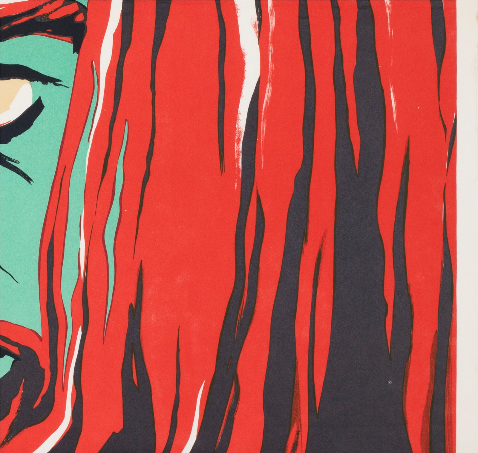 Ivan the Terrible 1945 Swedish Film Poster Nils Levin - detail