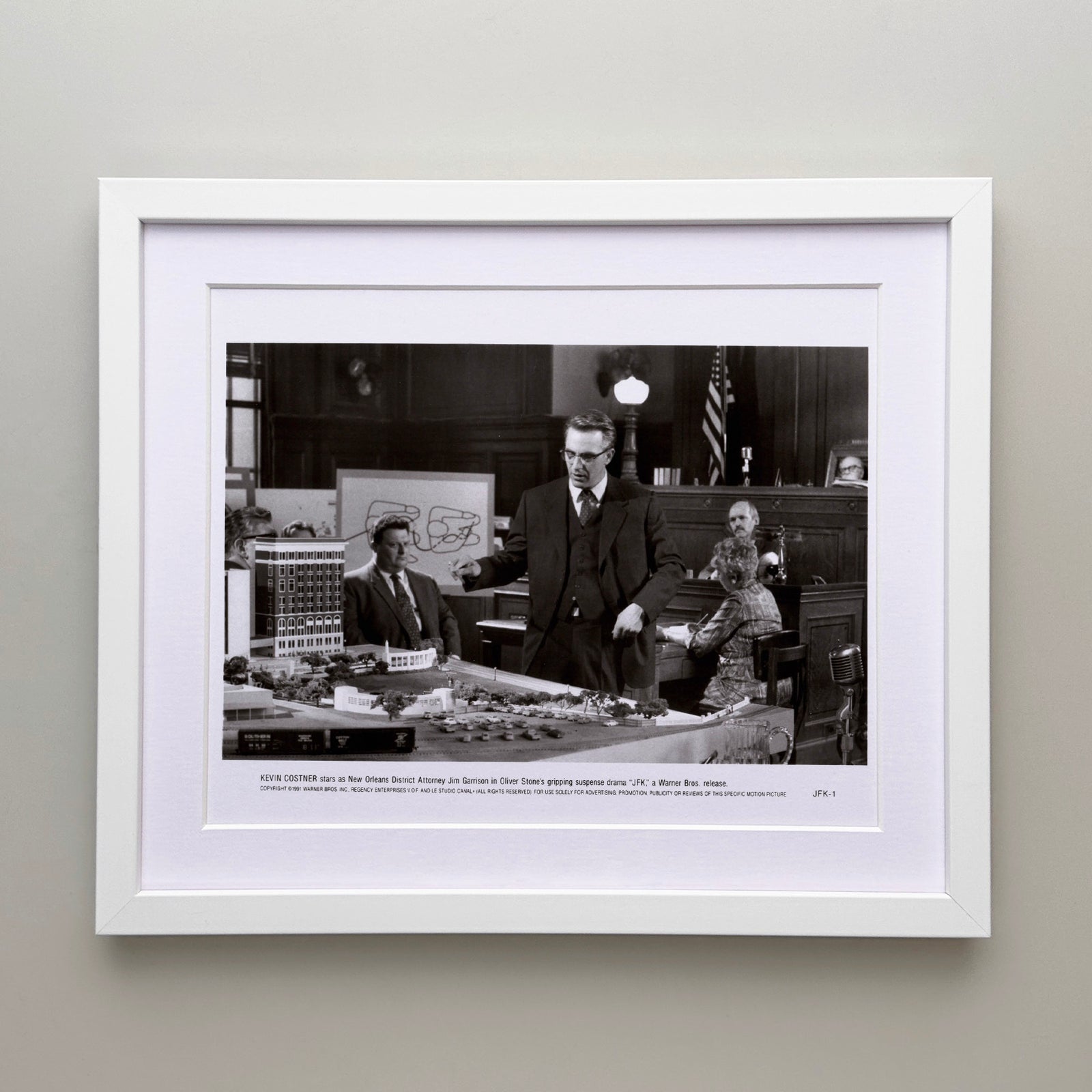 JFK 1991 Publicity Film Movie Press Still Framed