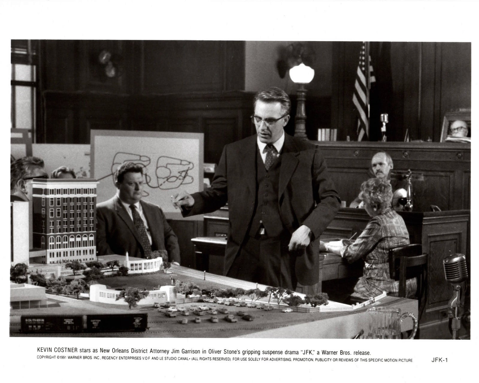 JFK 1991 Publicity Film Movie Press Still Framed